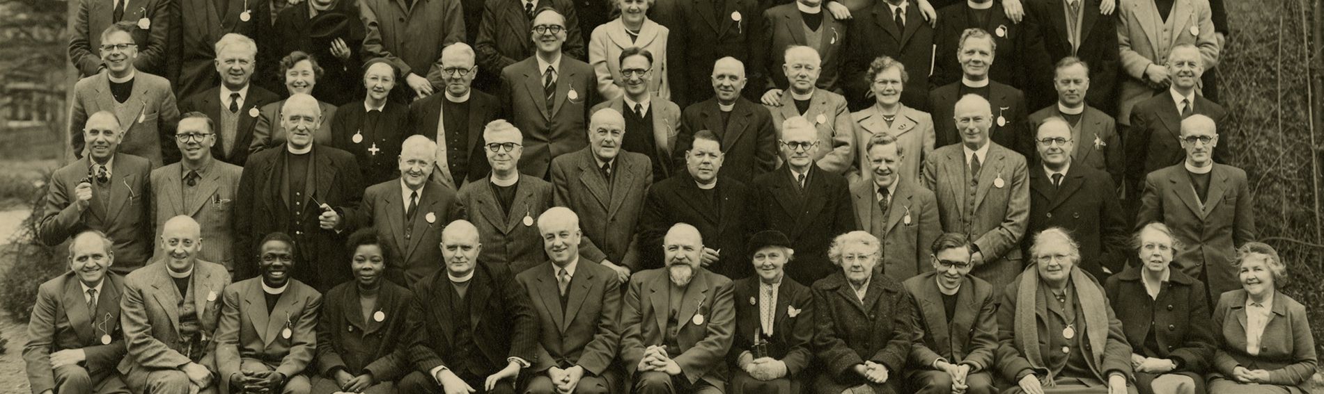 Detail from AEGM conference picture, 1958