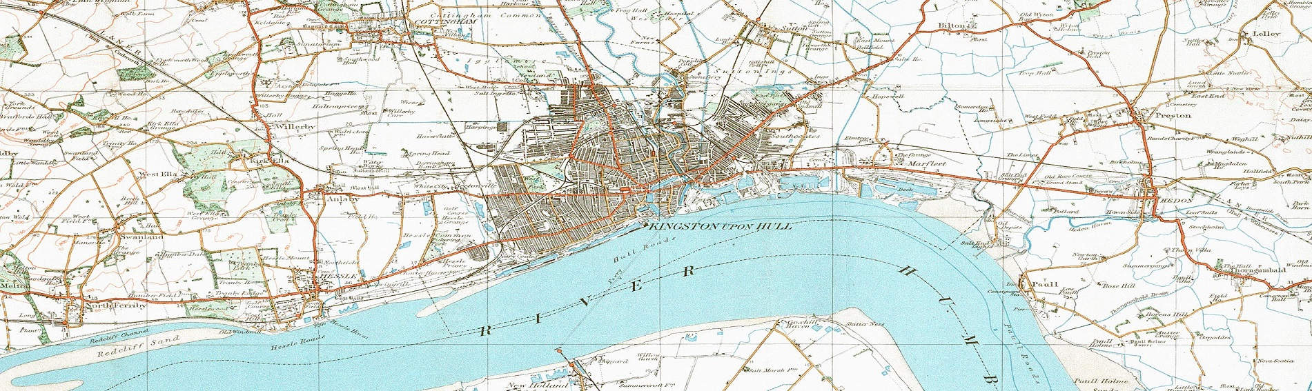 1924 Ordnance Survey map of Hull