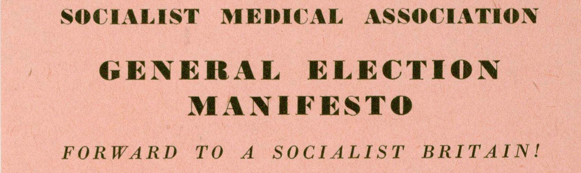 Title from Socialist Medical Association pamphlet
