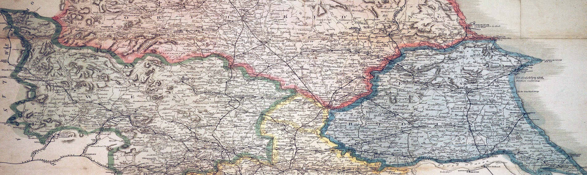 Cruchley's Map of Yorkshire 1805