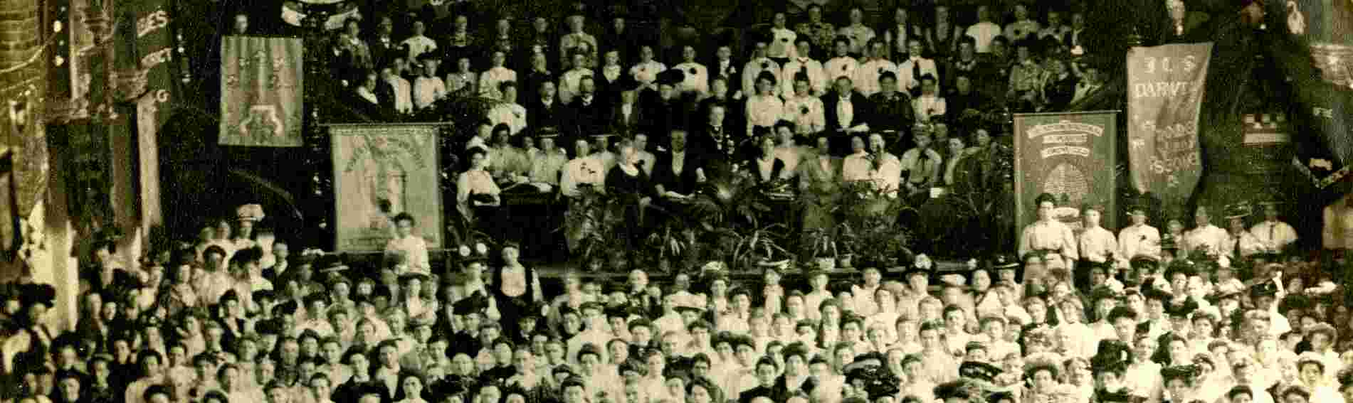 Detail from the 1908 Annual Congress (ref U DCW/6/2)